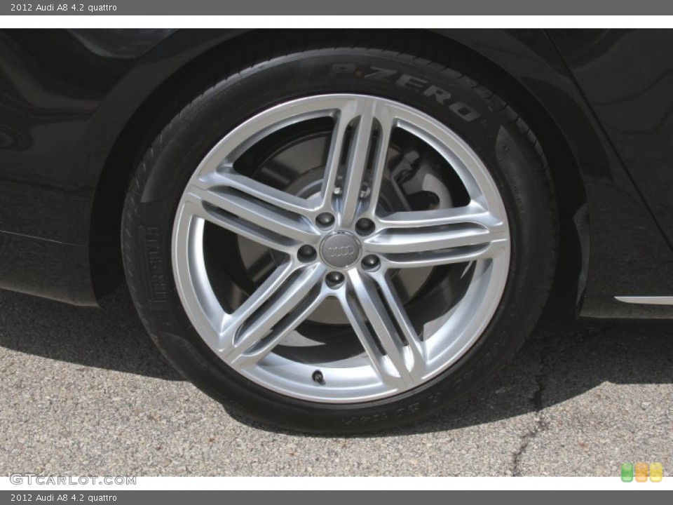2012 Audi A8 4.2 quattro Wheel and Tire Photo #64456245