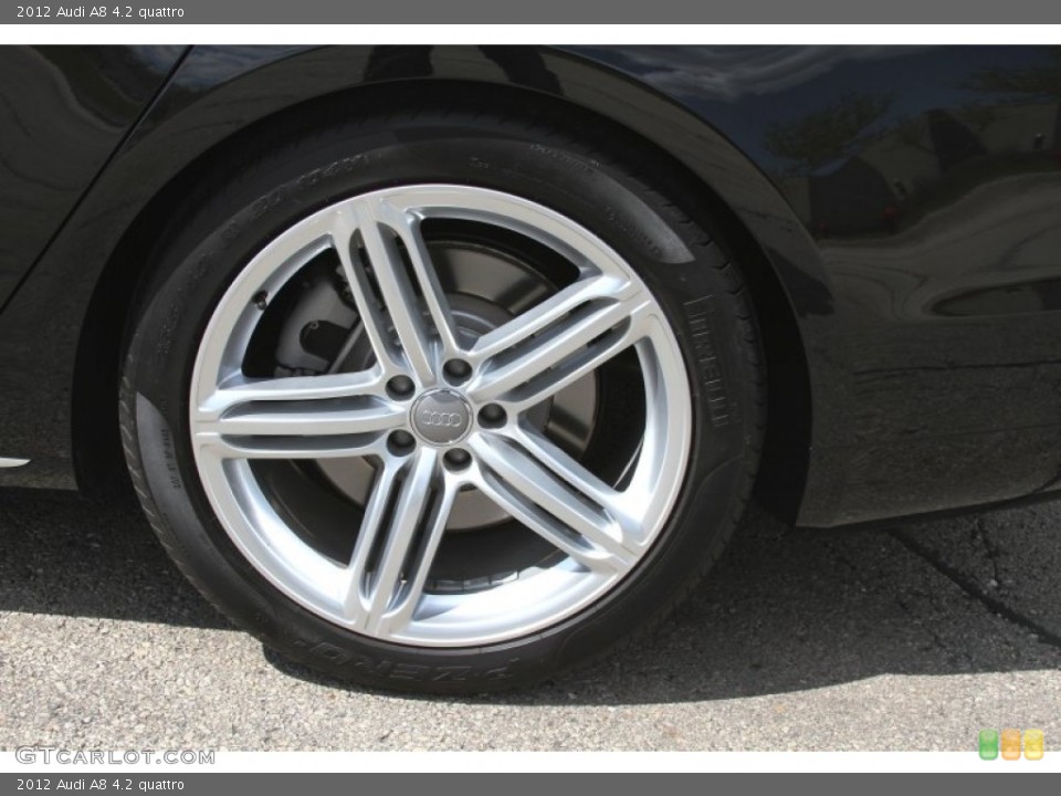 2012 Audi A8 4.2 quattro Wheel and Tire Photo #64456254
