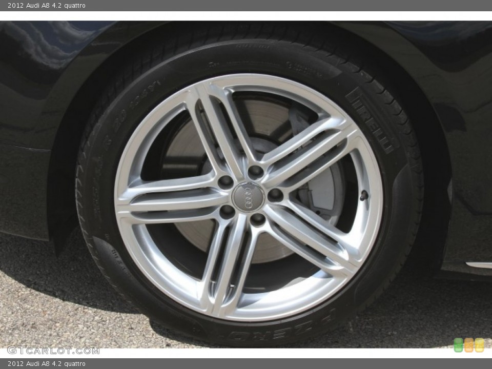 2012 Audi A8 4.2 quattro Wheel and Tire Photo #64456263