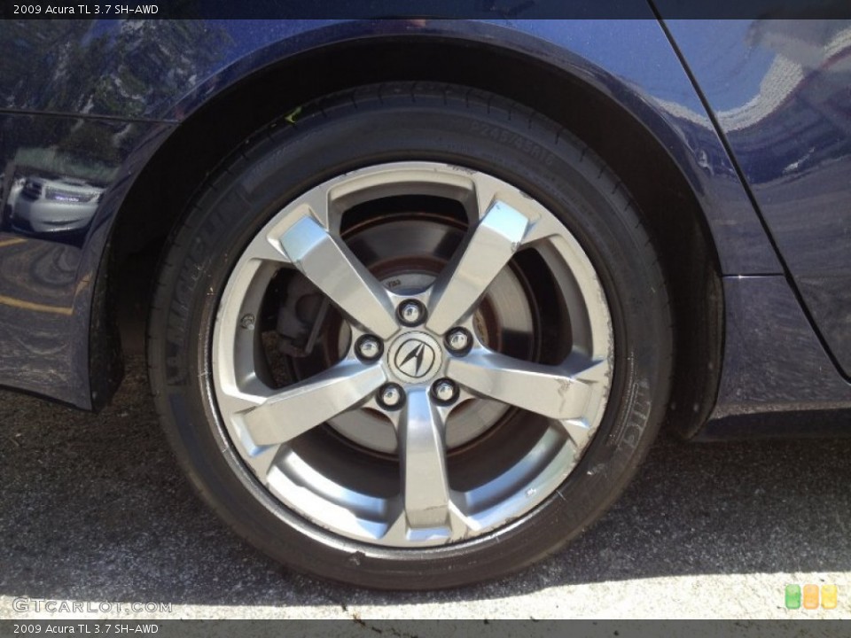 2009 Acura TL 3.7 SH-AWD Wheel and Tire Photo #64457426