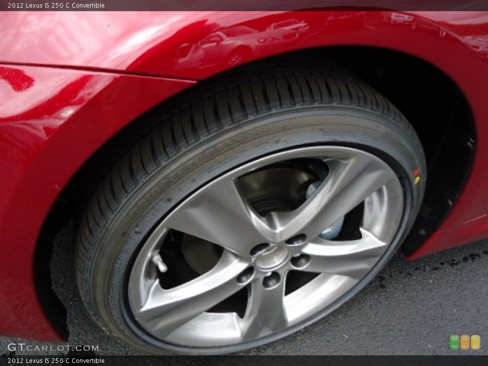 2012 Lexus IS 250 C Convertible Wheel and Tire Photo #64466243