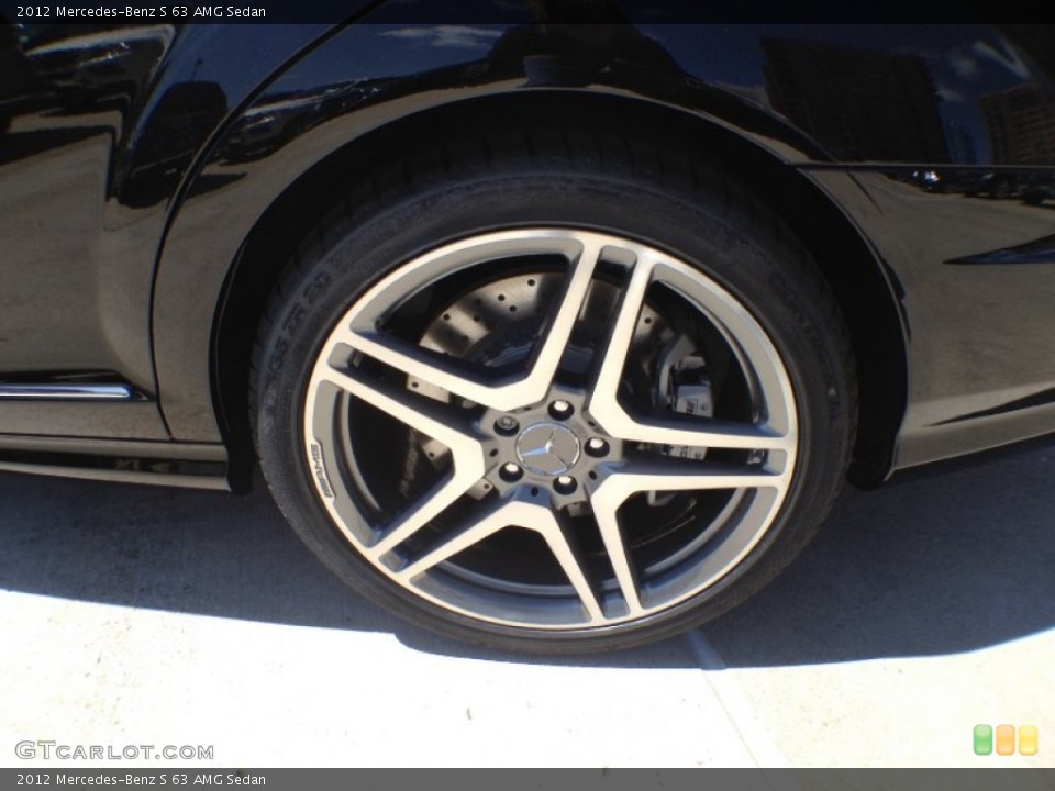 2012 Mercedes-Benz S 63 AMG Sedan Wheel and Tire Photo #64476880