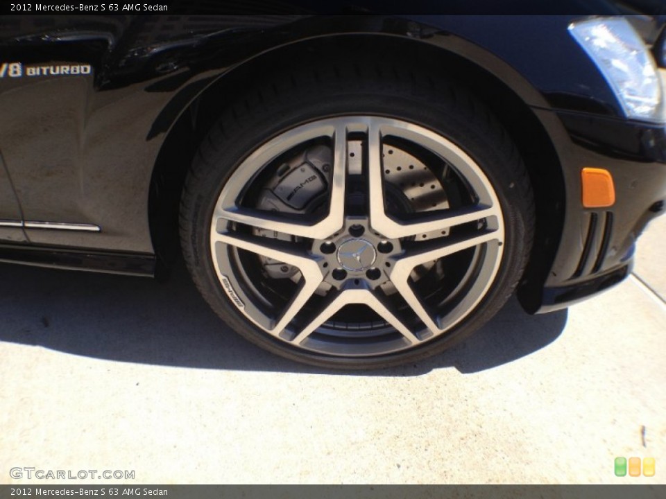 2012 Mercedes-Benz S 63 AMG Sedan Wheel and Tire Photo #64476886