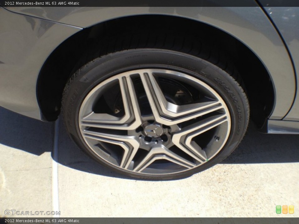 2012 Mercedes-Benz ML 63 AMG 4Matic Wheel and Tire Photo #64477201