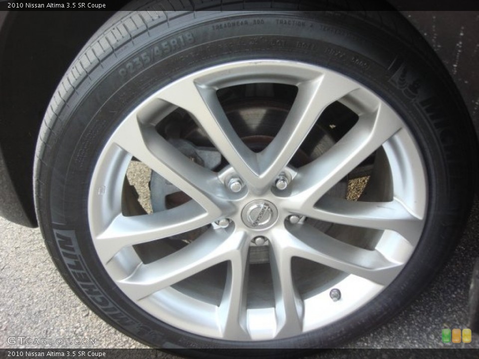 2010 Nissan Altima 3.5 SR Coupe Wheel and Tire Photo #64481424