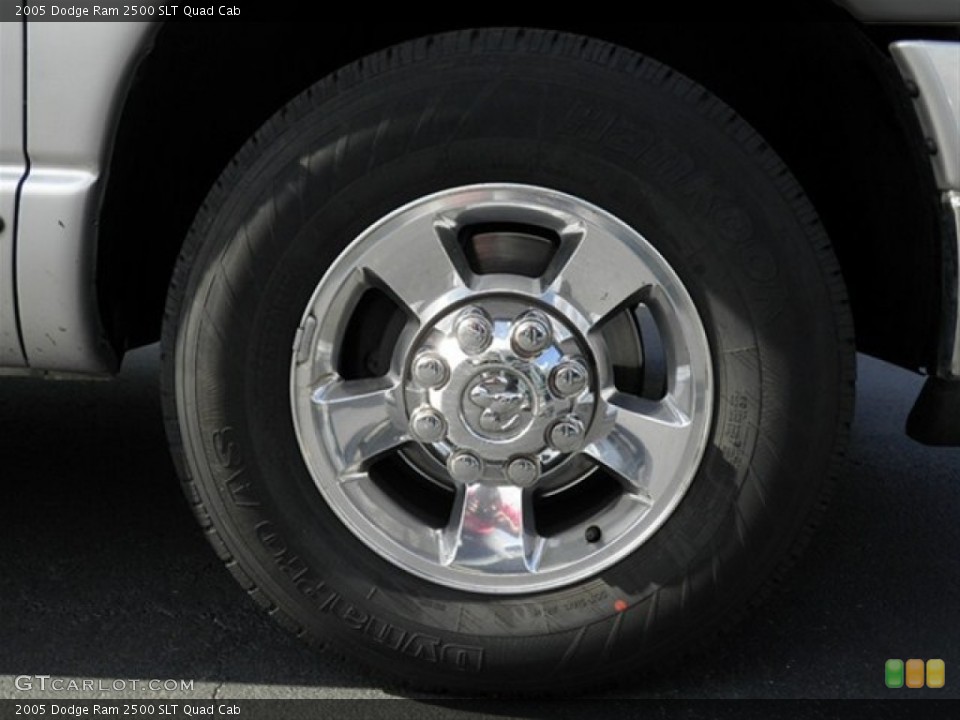 2005 Dodge Ram 2500 SLT Quad Cab Wheel and Tire Photo #64488873