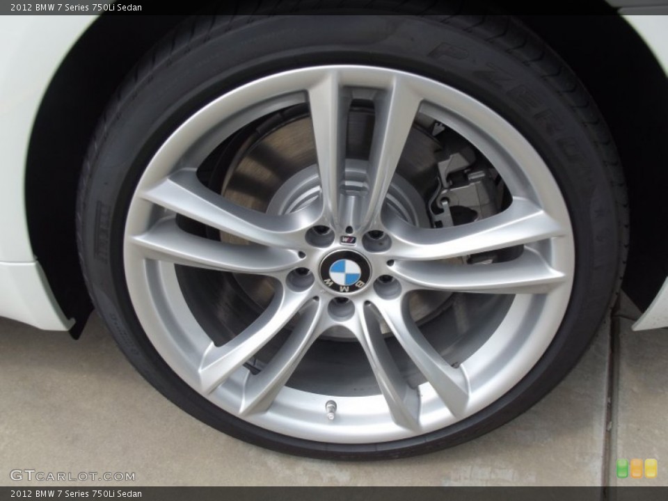 2012 BMW 7 Series 750Li Sedan Wheel and Tire Photo #64505593