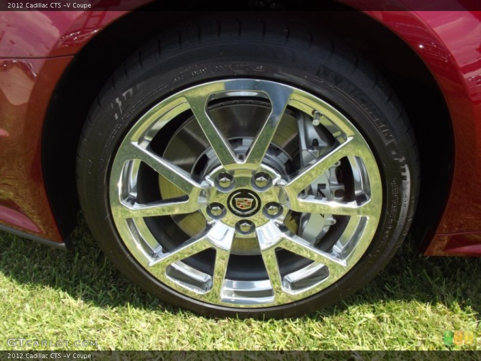 2012 Cadillac CTS -V Coupe Wheel and Tire Photo #64510282