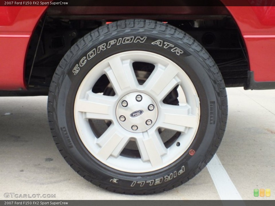 2007 Ford F150 FX2 Sport SuperCrew Wheel and Tire Photo #64512759