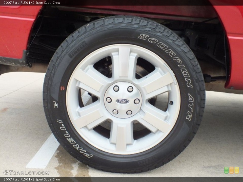 2007 Ford F150 FX2 Sport SuperCrew Wheel and Tire Photo #64512766