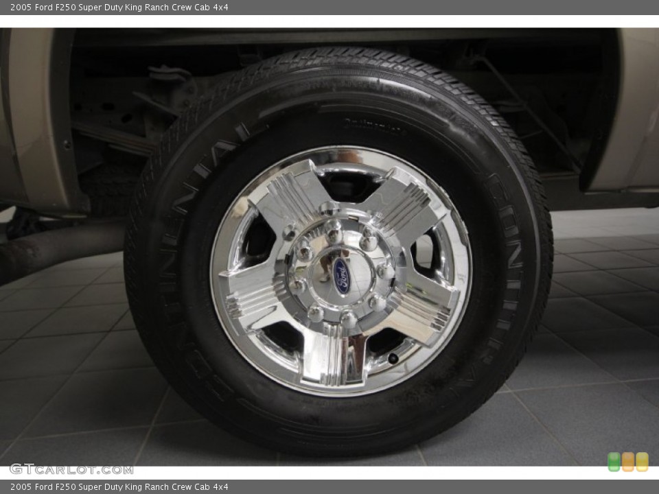 2005 Ford F250 Super Duty King Ranch Crew Cab 4x4 Wheel and Tire Photo #64520343