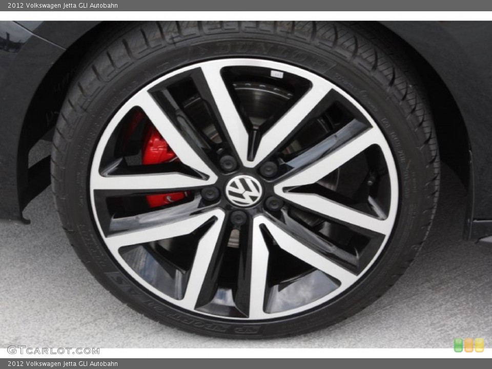 2012 Volkswagen Jetta GLI Autobahn Wheel and Tire Photo #64524636