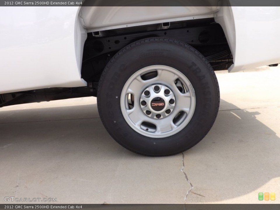 2012 GMC Sierra 2500HD Extended Cab 4x4 Wheel and Tire Photo #64529694