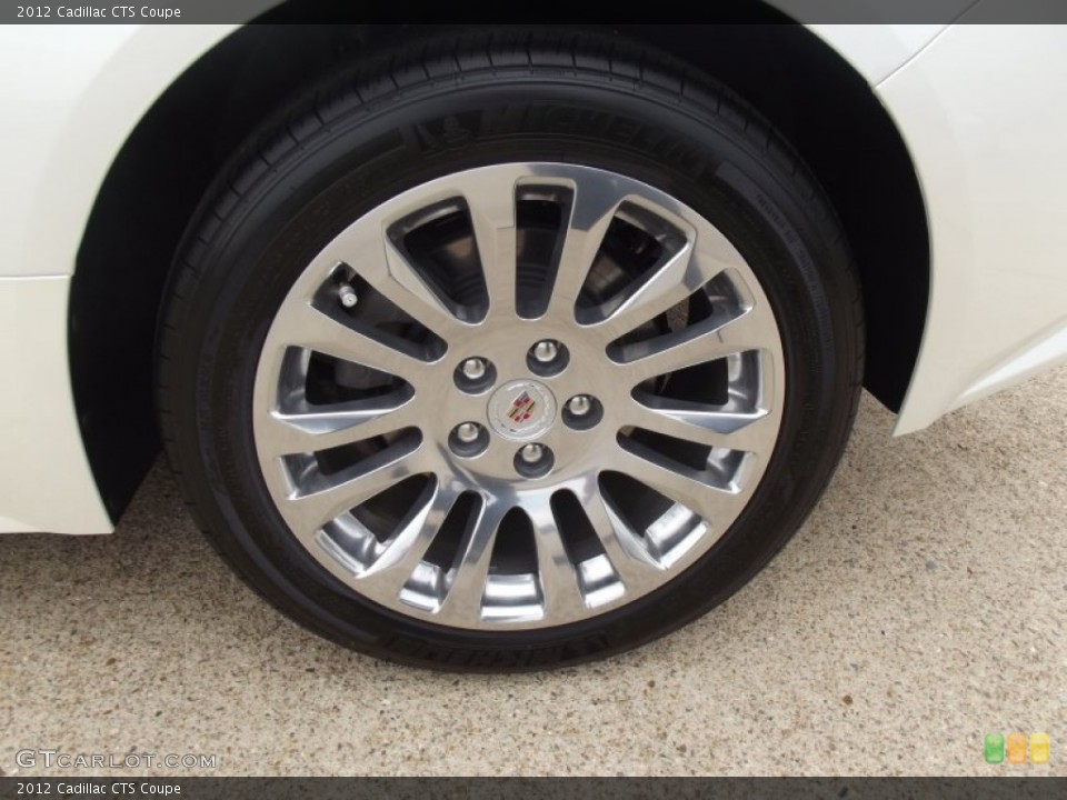 2012 Cadillac CTS Coupe Wheel and Tire Photo #64532088