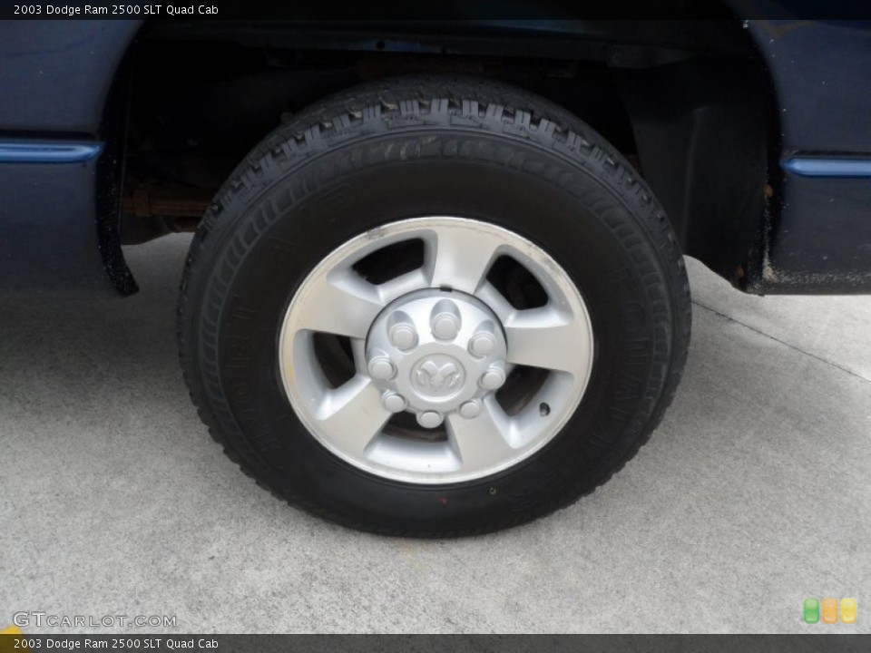 2003 Dodge Ram 2500 SLT Quad Cab Wheel and Tire Photo #64541994