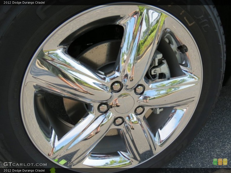 2012 Dodge Durango Citadel Wheel and Tire Photo #64553306