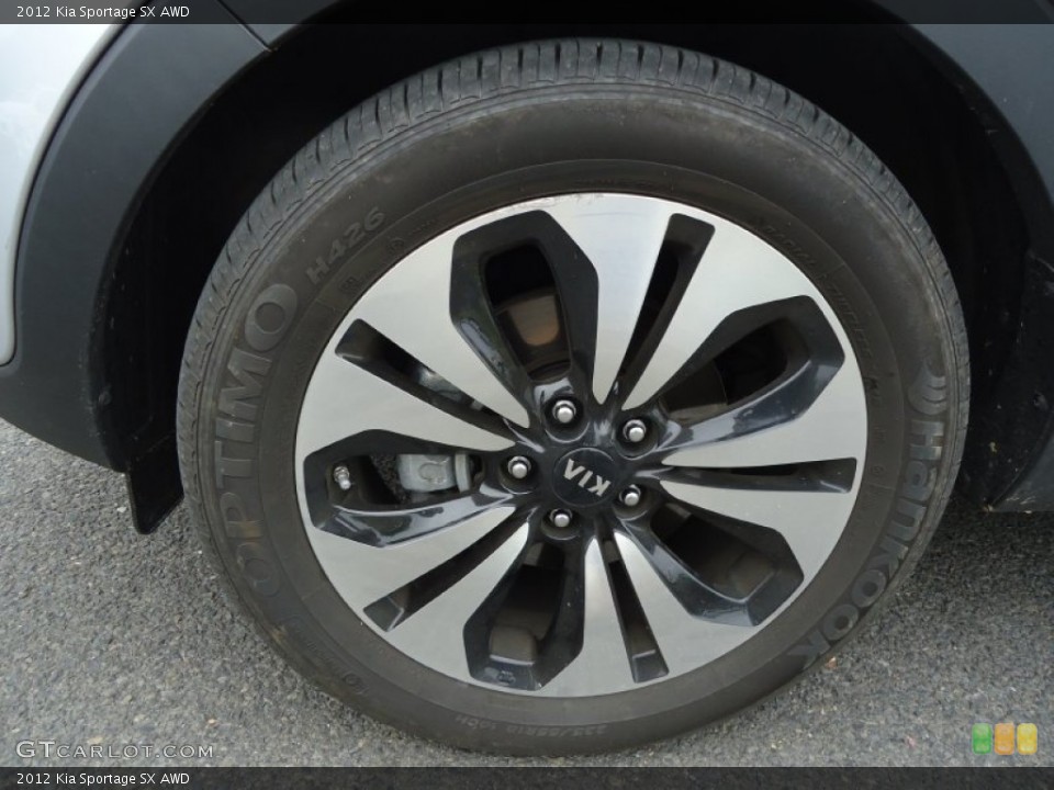 2012 Kia Sportage SX AWD Wheel and Tire Photo #64557394