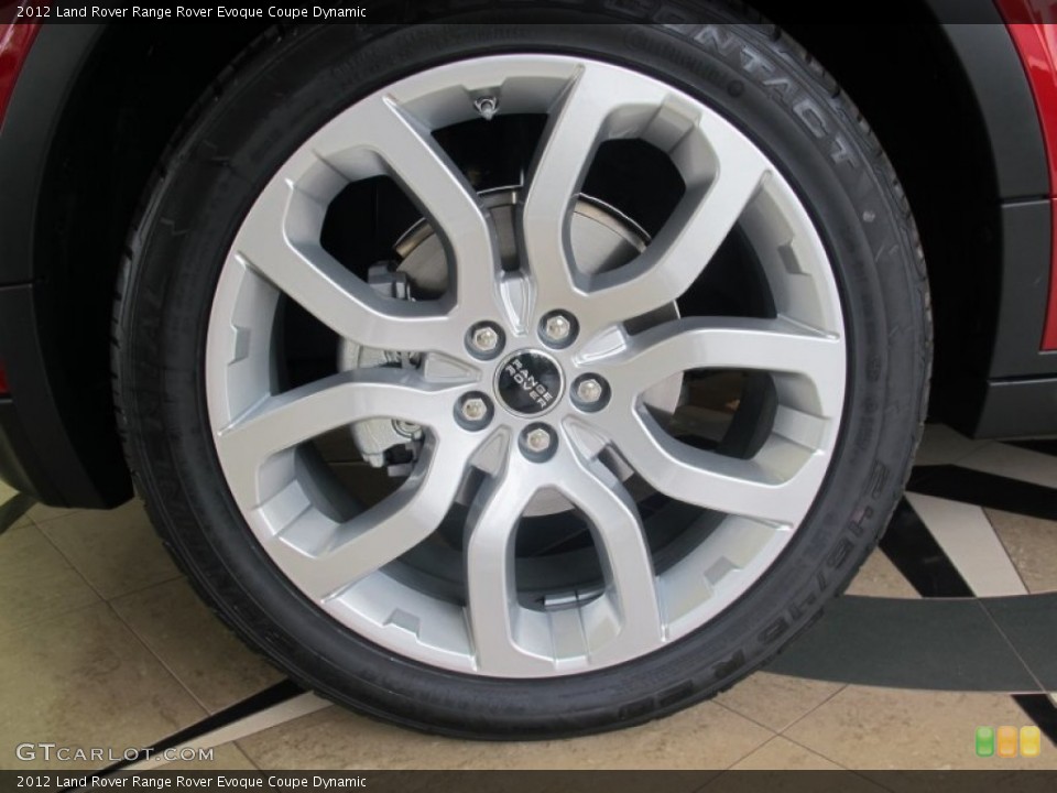 2012 Land Rover Range Rover Evoque Coupe Dynamic Wheel and Tire Photo #64566887