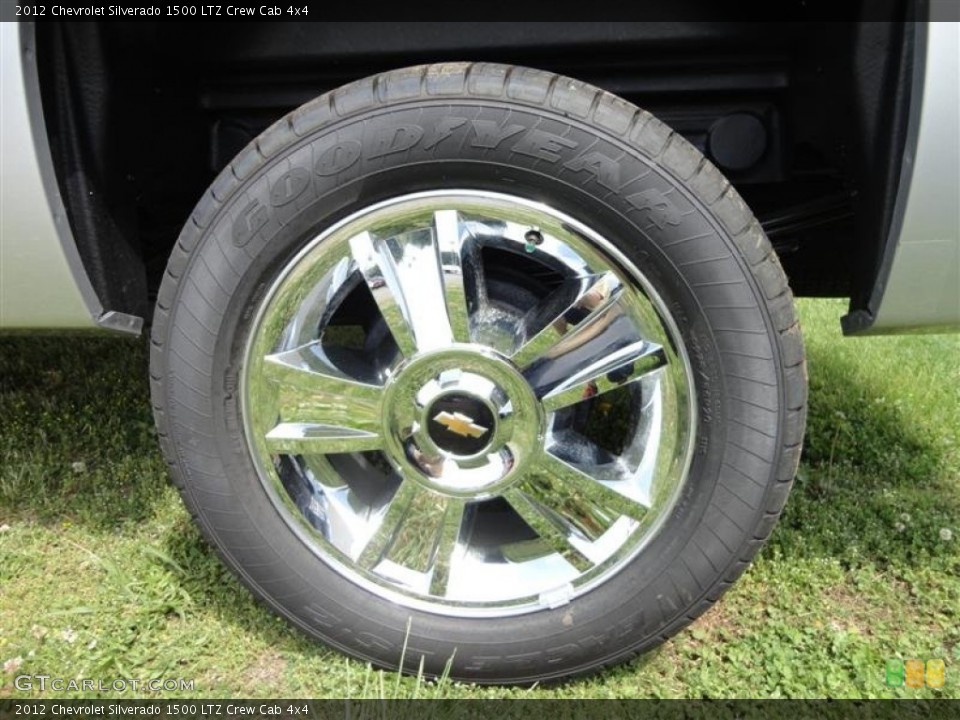 2012 Chevrolet Silverado 1500 LTZ Crew Cab 4x4 Wheel and Tire Photo #64570345