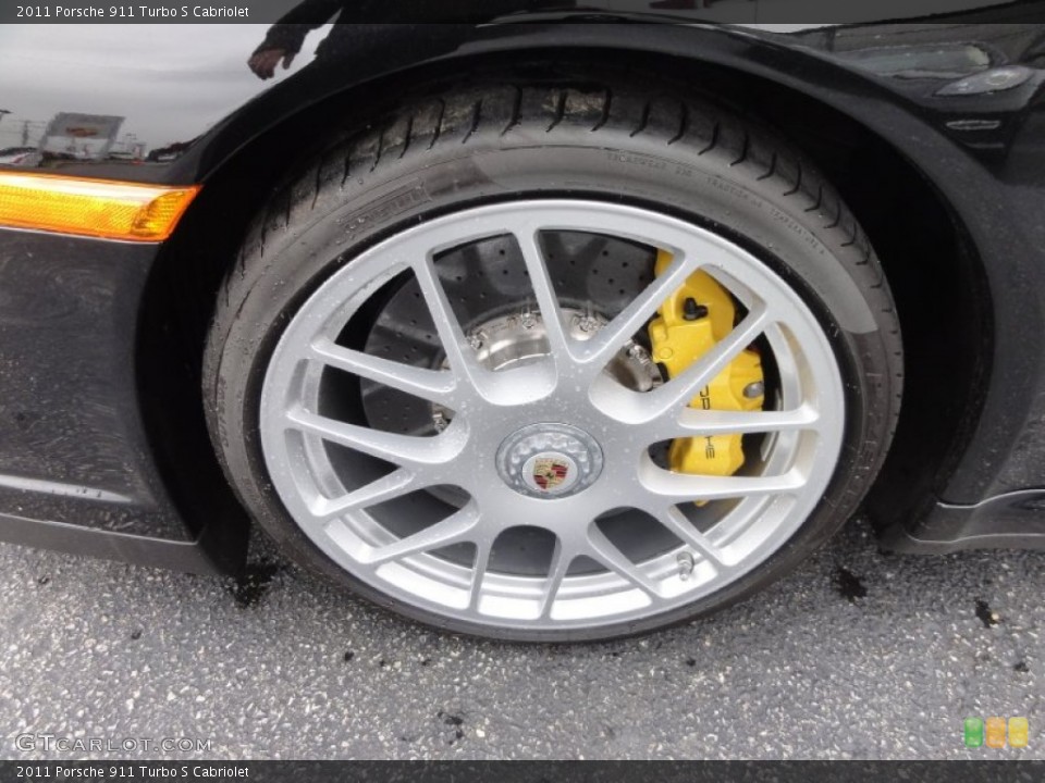 2011 Porsche 911 Turbo S Cabriolet Wheel and Tire Photo #64582250