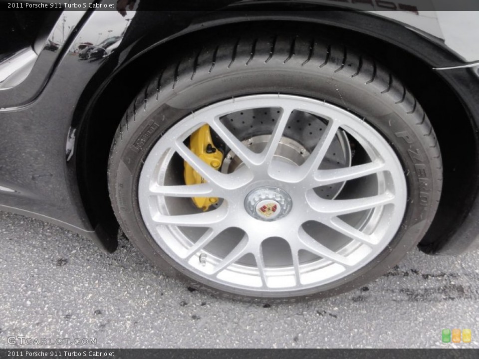 2011 Porsche 911 Turbo S Cabriolet Wheel and Tire Photo #64582260