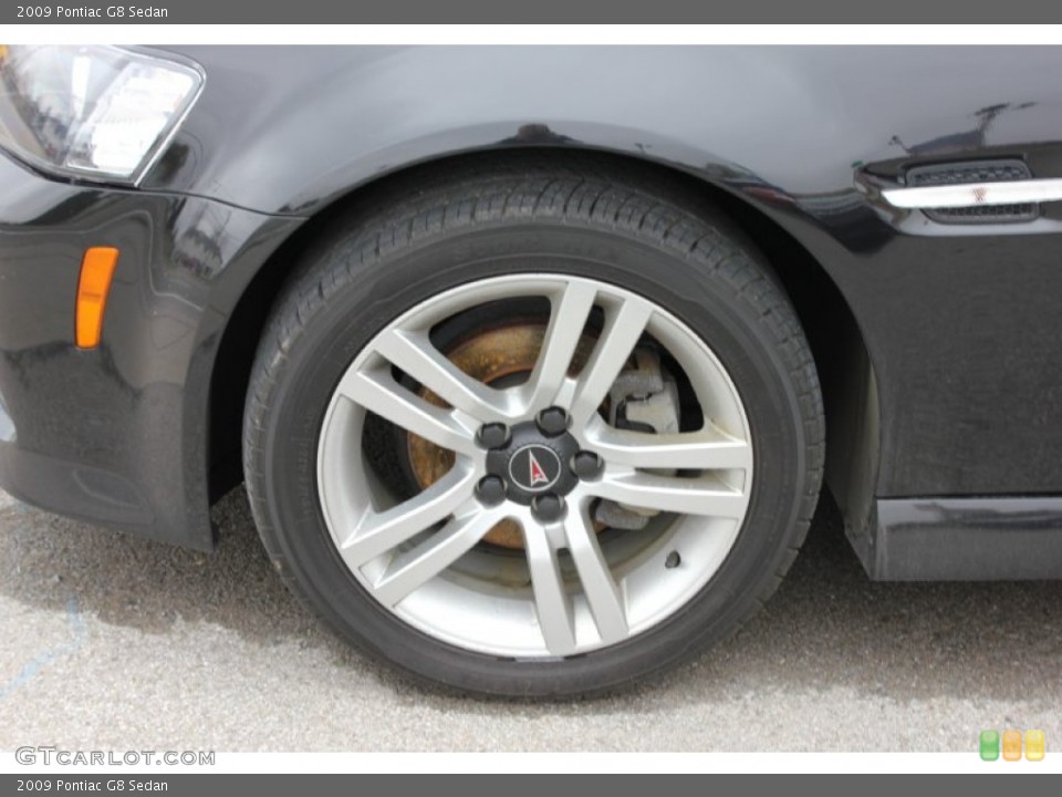 2009 Pontiac G8 Sedan Wheel and Tire Photo #64585881