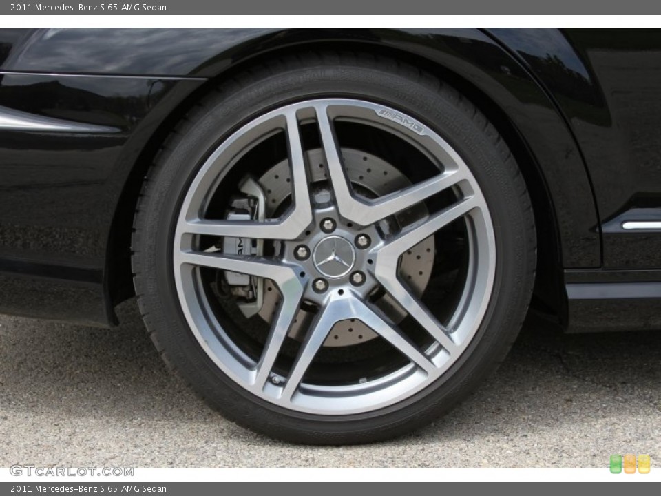 2011 Mercedes-Benz S 65 AMG Sedan Wheel and Tire Photo #64598106