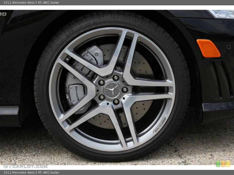 2011 Mercedes-Benz S 65 AMG Sedan Wheel and Tire Photo #64598112