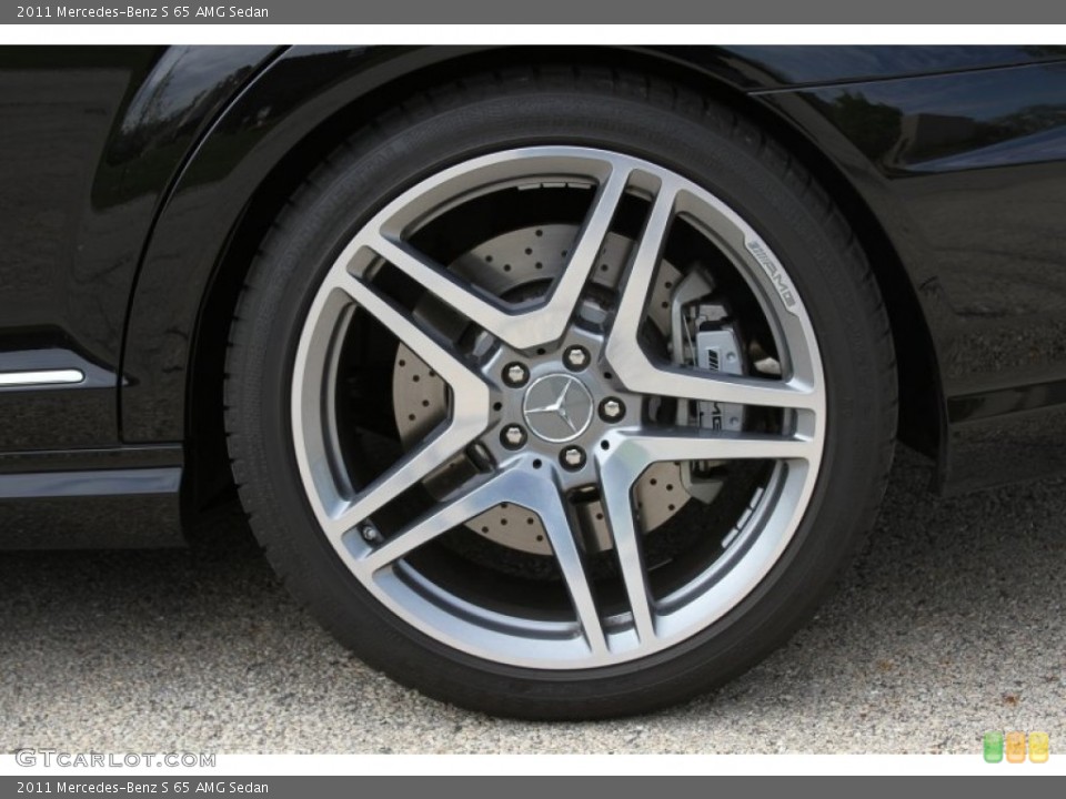2011 Mercedes-Benz S 65 AMG Sedan Wheel and Tire Photo #64598118