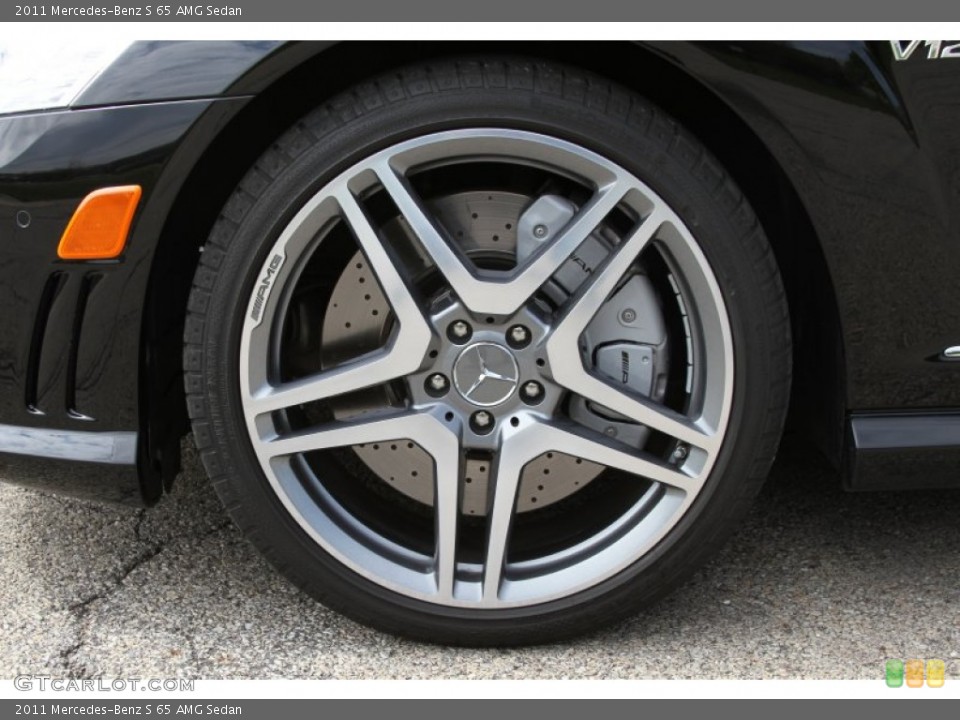 2011 Mercedes-Benz S 65 AMG Sedan Wheel and Tire Photo #64598124