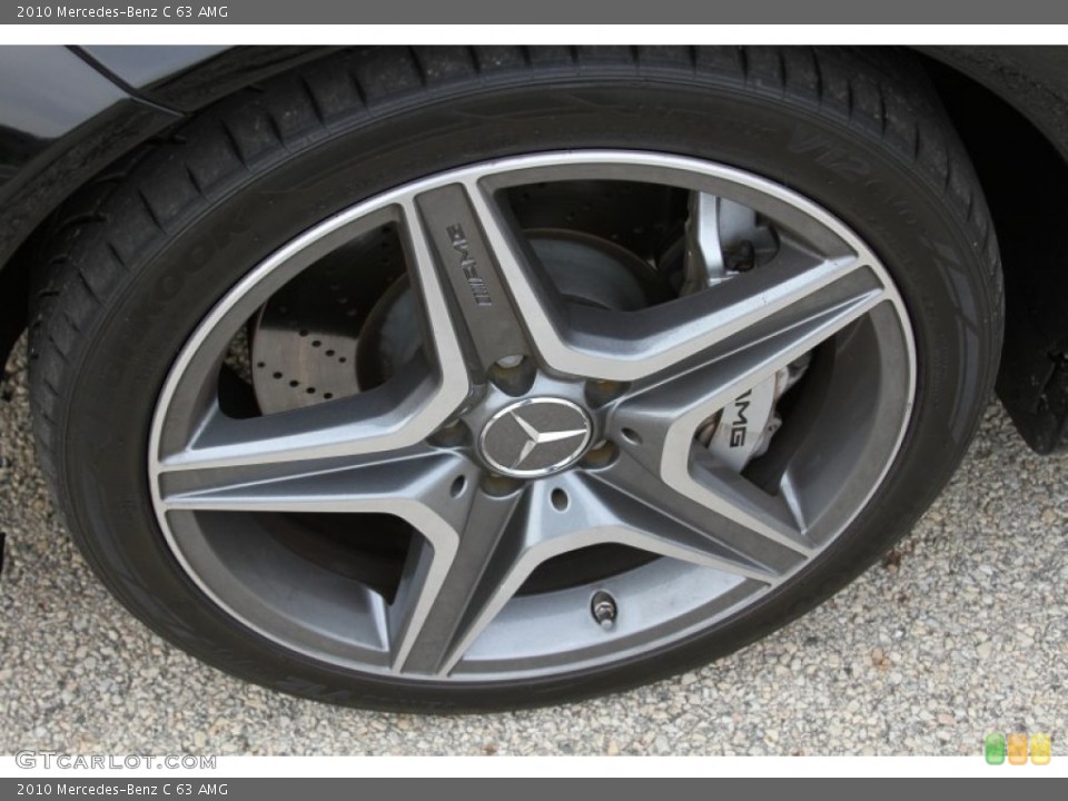 2010 Mercedes-Benz C 63 AMG Wheel and Tire Photo #64599640