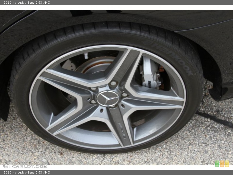 2010 Mercedes-Benz C 63 AMG Wheel and Tire Photo #64599645
