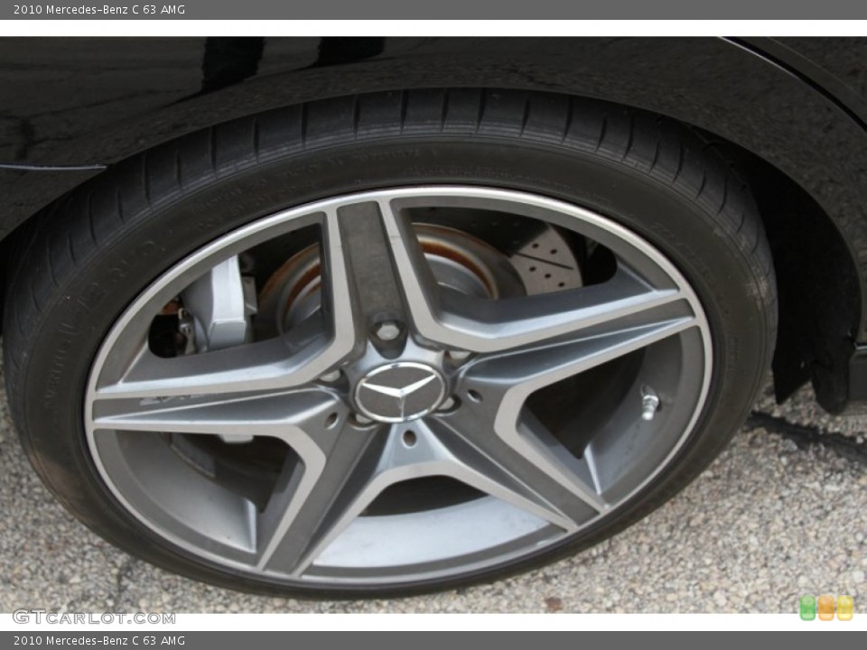 2010 Mercedes-Benz C 63 AMG Wheel and Tire Photo #64599654