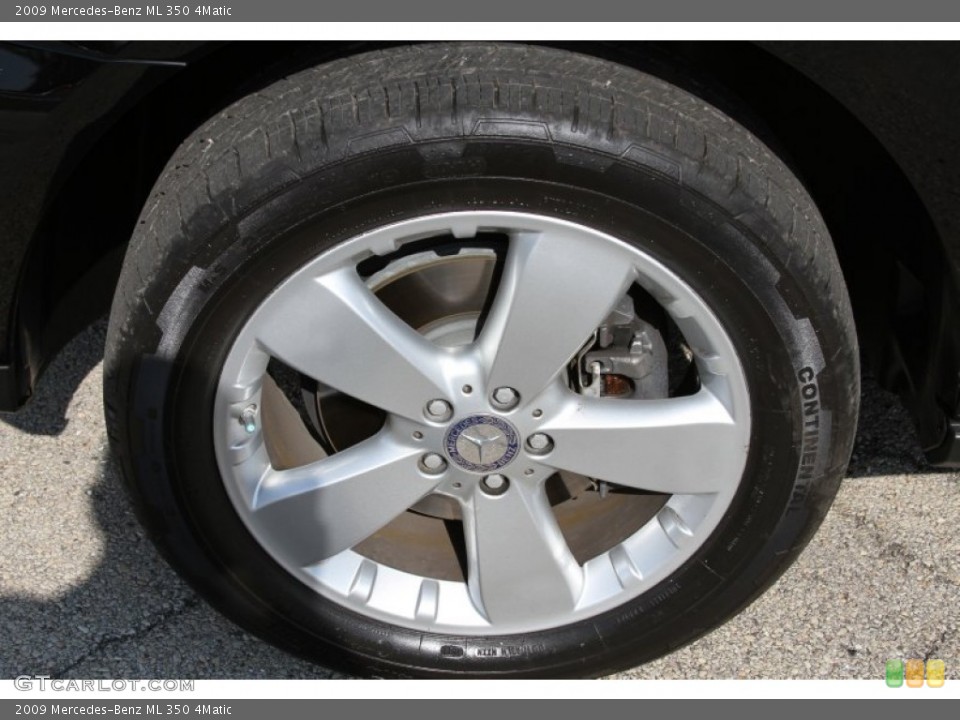 2009 Mercedes-Benz ML 350 4Matic Wheel and Tire Photo #64600311