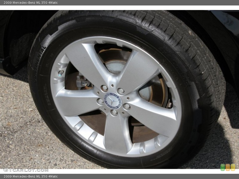 2009 Mercedes-Benz ML 350 4Matic Wheel and Tire Photo #64600317
