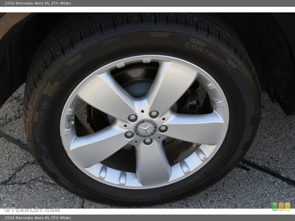 2009 Mercedes-Benz ML 350 4Matic Wheel and Tire Photo #64600323