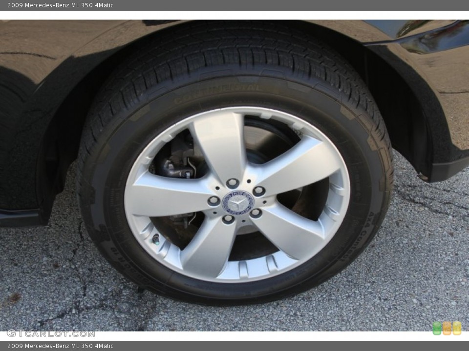 2009 Mercedes-Benz ML 350 4Matic Wheel and Tire Photo #64600329
