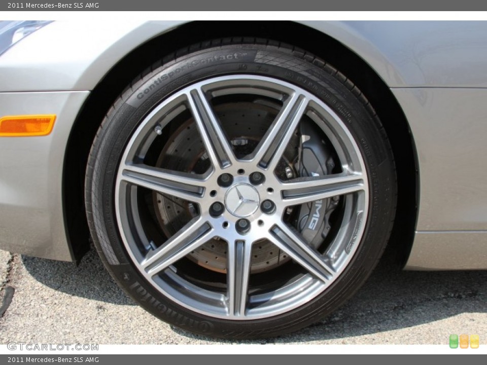 2011 Mercedes-Benz SLS AMG Wheel and Tire Photo #64601243