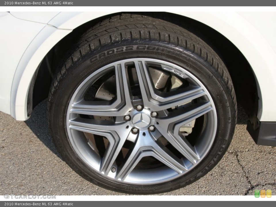 2010 Mercedes-Benz ML 63 AMG 4Matic Wheel and Tire Photo #64602920