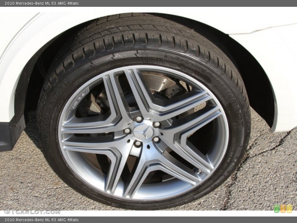 2010 Mercedes-Benz ML 63 AMG 4Matic Wheel and Tire Photo #64602927