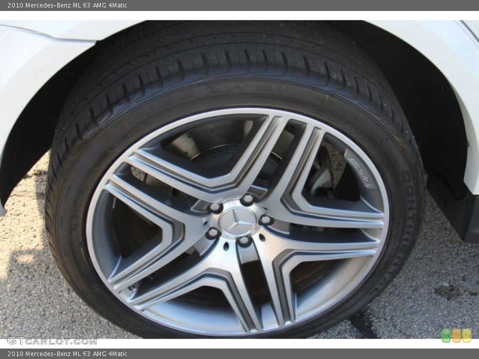 2010 Mercedes-Benz ML 63 AMG 4Matic Wheel and Tire Photo #64602933