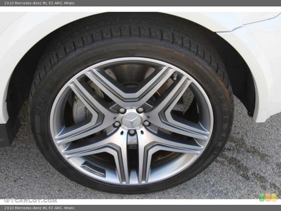 2010 Mercedes-Benz ML 63 AMG 4Matic Wheel and Tire Photo #64602938