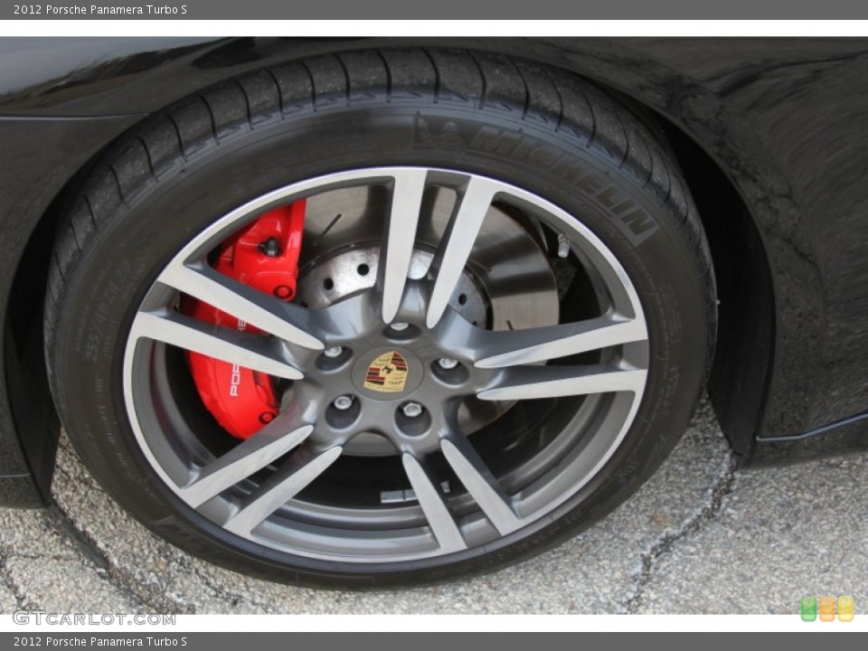 2012 Porsche Panamera Turbo S Wheel and Tire Photo #64603545