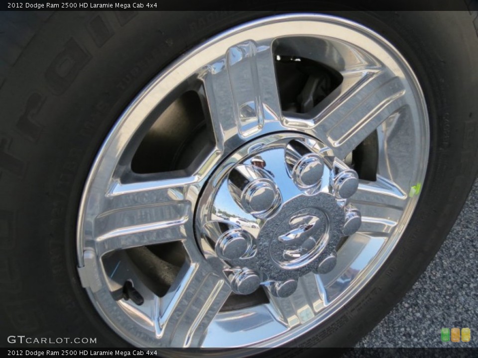 2012 Dodge Ram 2500 HD Laramie Mega Cab 4x4 Wheel and Tire Photo #64605819