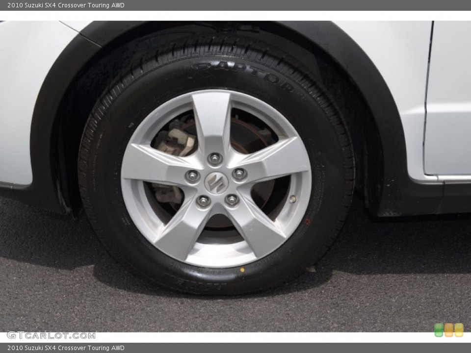 2010 Suzuki SX4 Crossover Touring AWD Wheel and Tire Photo #64607196