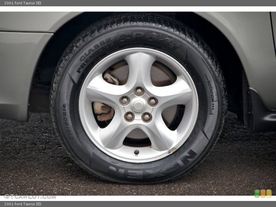 2001 Ford Taurus SES Wheel and Tire Photo #64610019