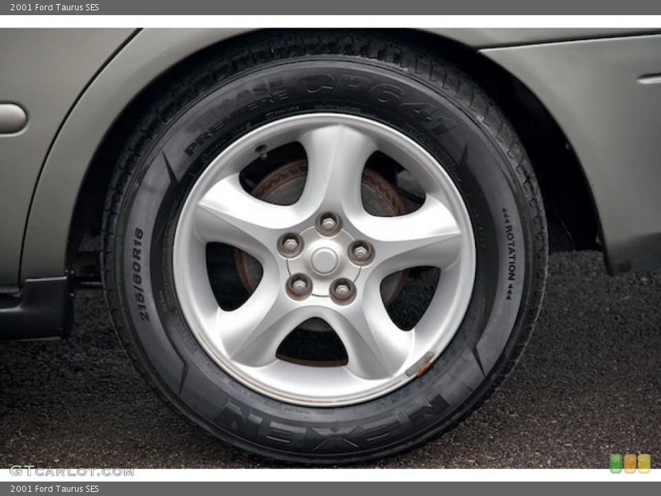 2001 Ford Taurus SES Wheel and Tire Photo #64610022