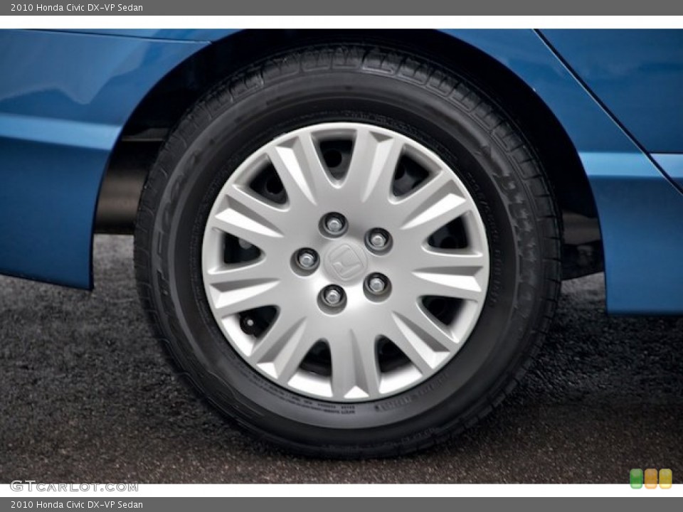 2010 Honda Civic DX-VP Sedan Wheel and Tire Photo #64610124