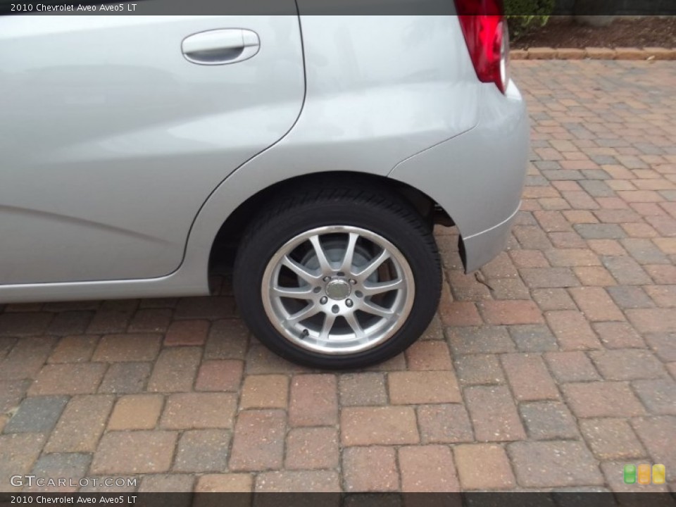 2010 Chevrolet Aveo Aveo5 LT Wheel and Tire Photo #64615197
