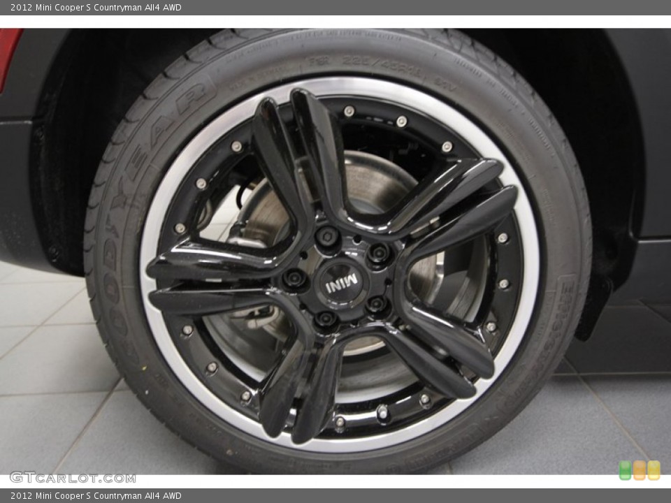 2012 Mini Cooper S Countryman All4 AWD Wheel and Tire Photo #64623067